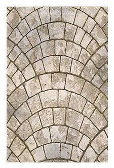 Limestone - European Fan Stamped Concrete